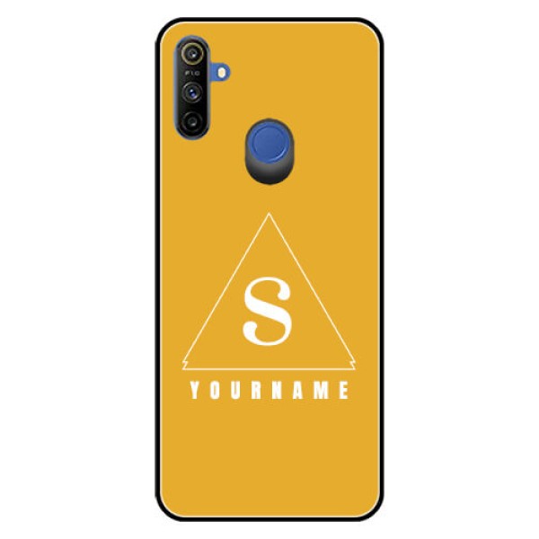 Narzo 20A Personalized Glass Phone Case - simple triangle Design Narzo 20A Personalized Glass Phone Case - simple triangle Design