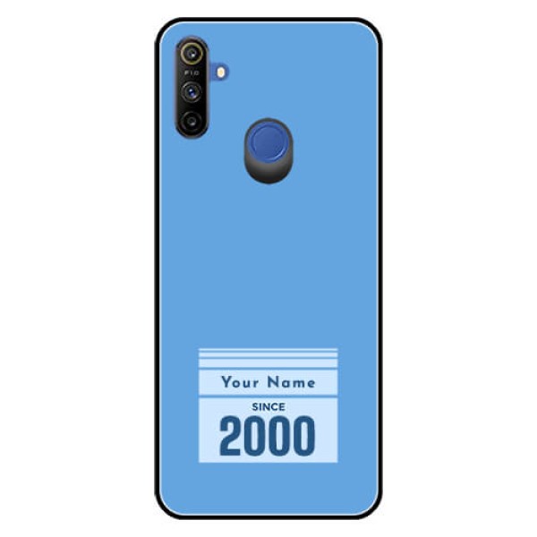 Narzo 20A Custom Glass Mobile Case - Custom Year of birth Design Narzo 20A Custom Glass Mobile Case - Custom Year of birth Design