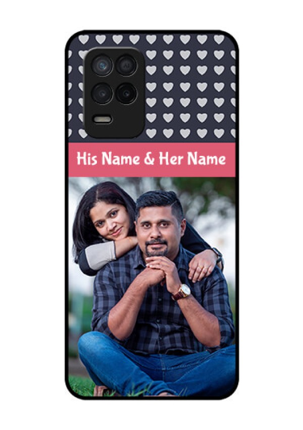 Realme Narzo 30 5G Custom Glass Mobile Case - Love Symbols Design