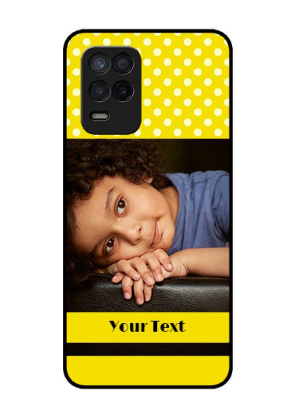 Realme Narzo 30 5G Custom Glass Phone Case - Bright Yellow Case Design