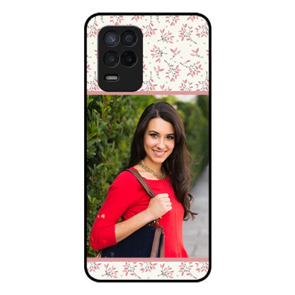 Realme Narzo 30 5G Custom Glass Phone Case - Premium Floral Design