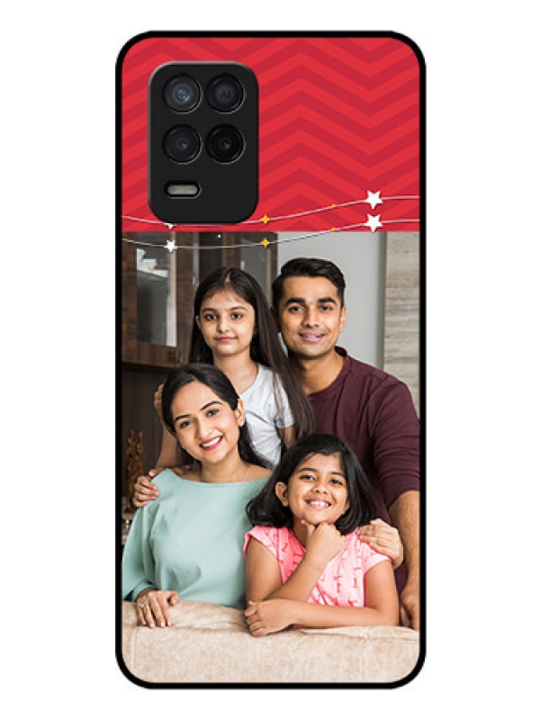 Custom Realme Narzo 30 5G Personalized Glass Phone Case - Happy Family Design