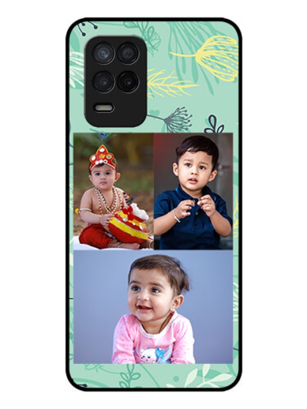Custom Realme Narzo 30 5G Photo Printing on Glass Case - Forever Family Design 