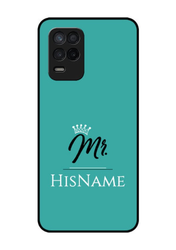 Realme Narzo 30 5G Custom Glass Phone Case Mr with Name