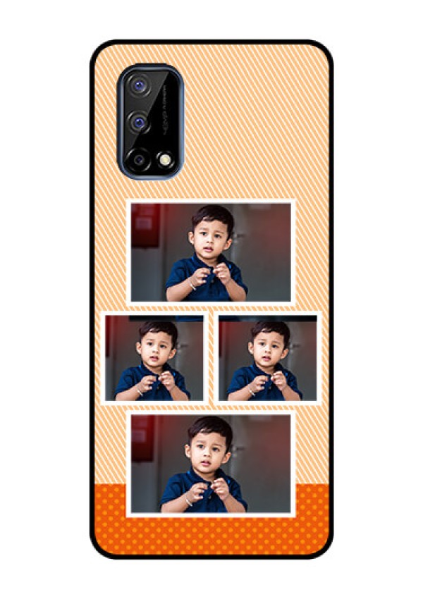 Realme Narzo 30 Pro 5G Photo Printing on Glass Case - Bulk Photos Upload Design