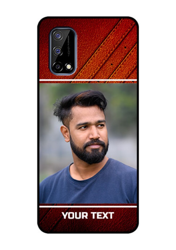 Realme Narzo 30 Pro 5G Personalized Glass Phone Case - Leather Phone Case Design