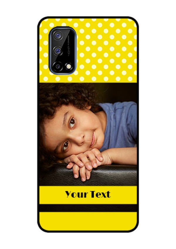 Realme Narzo 30 Pro 5G Custom Glass Phone Case - Bright Yellow Case Design