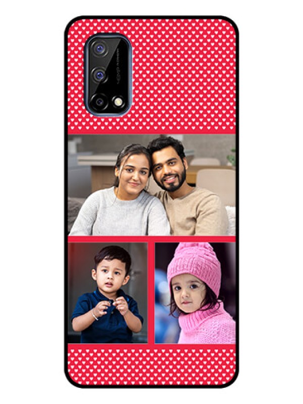 Custom Realme Narzo 30 Pro 5G Personalized Glass Phone Case - Bulk Pic Upload Design