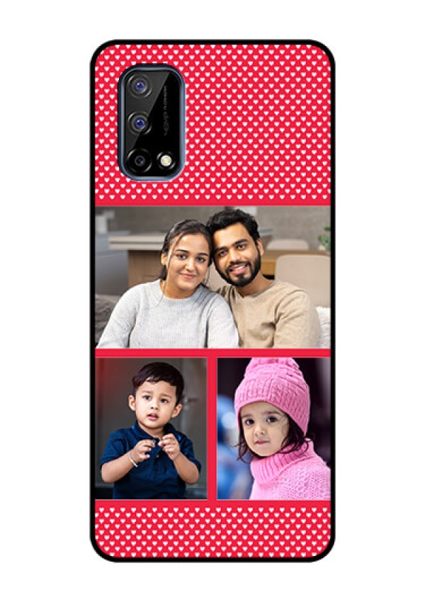 Realme Narzo 30 Pro 5G Personalized Glass Phone Case - Bulk Pic Upload Design