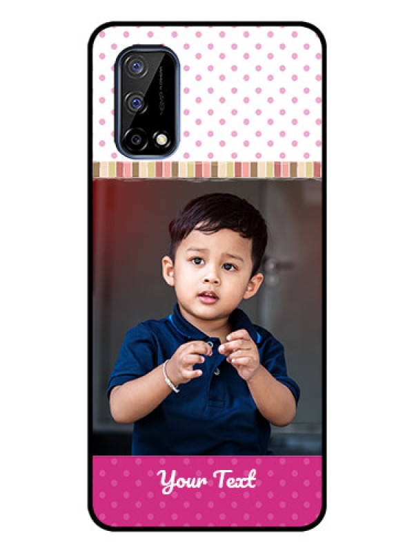 Custom Realme Narzo 30 Pro 5G Photo Printing on Glass Case - Cute Girls Cover Design