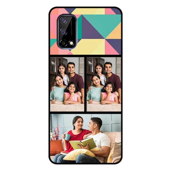 Realme Narzo 30 Pro 5G Custom Glass Phone Case - Bulk Pic Upload Design