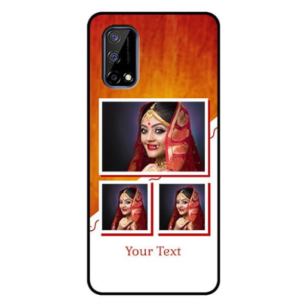 Realme Narzo 30 Pro 5G Custom Glass Phone Case - Wedding Memories Design 