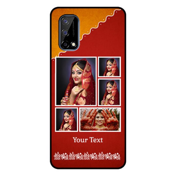 Realme Narzo 30 Pro 5G Personalized Glass Phone Case - Wedding Pic Upload Design Realme Narzo 30 Pro 5G Personalized Glass Phone Case - Wedding Pic Upload Design