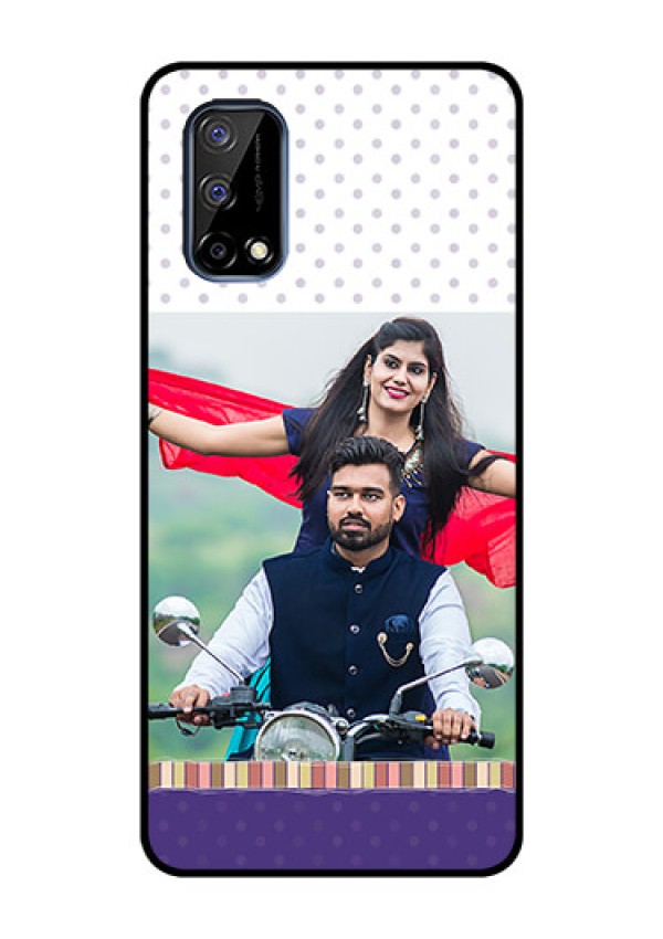 Realme Narzo 30 Pro 5G Photo Printing on Glass Case - Cute Family Design