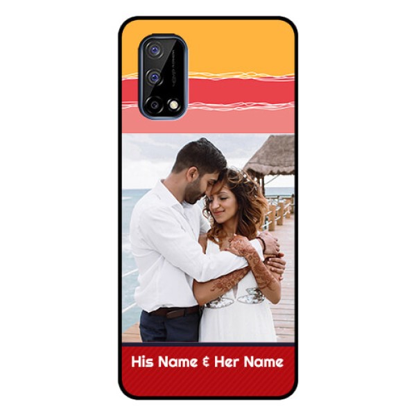 Realme Narzo 30 Pro 5G Custom Glass Mobile Case - Colorful Case Design