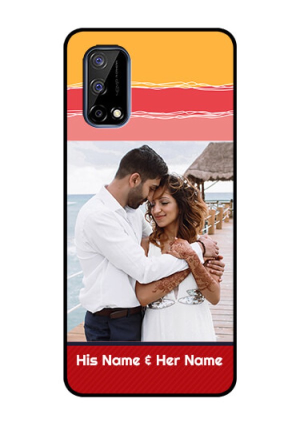 Realme Narzo 30 Pro 5G Custom Glass Mobile Case - Colorful Case Design