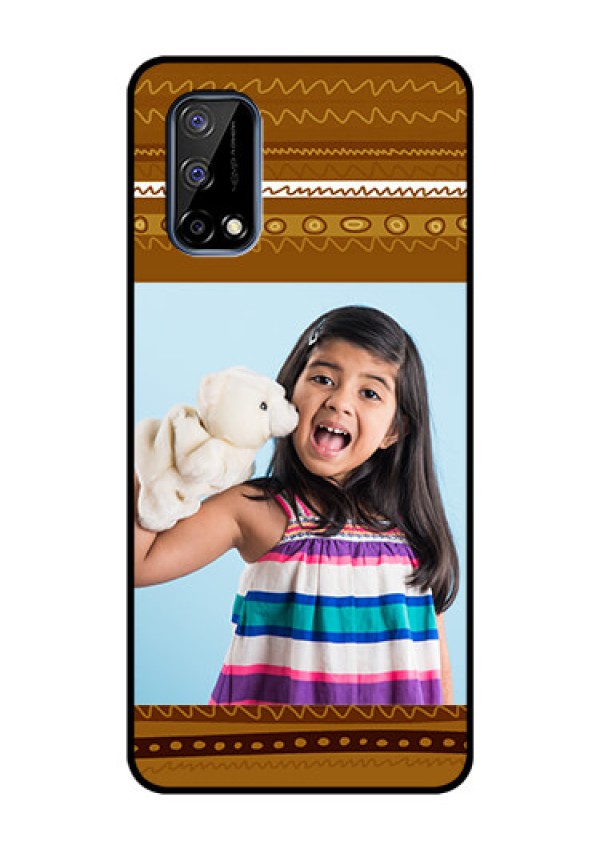 Realme Narzo 30 Pro 5G Custom Glass Phone Case - Friends Picture Upload Design 