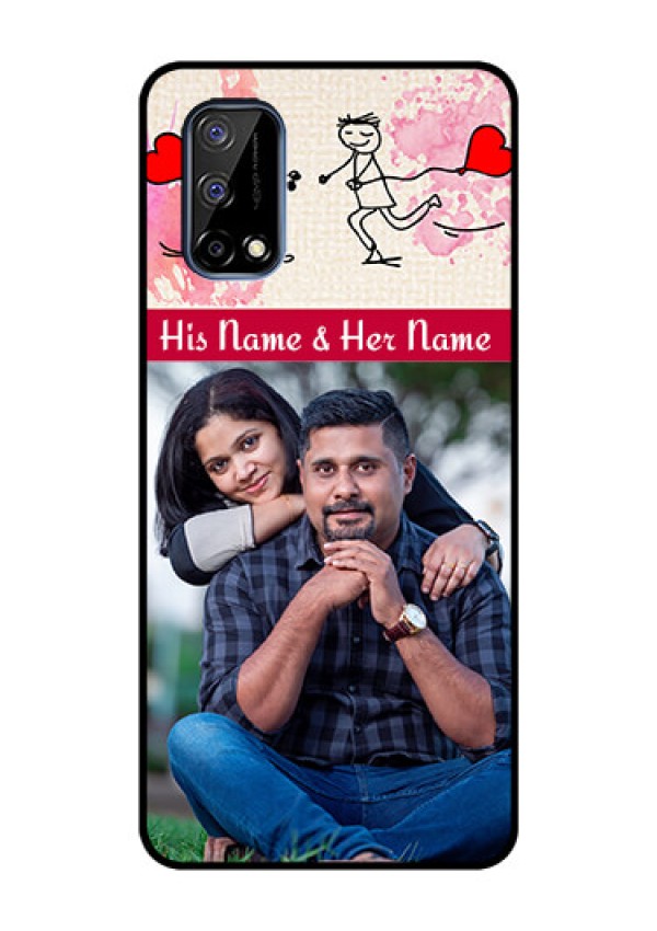 Realme Narzo 30 Pro 5G Photo Printing on Glass Case - You and Me Case Design