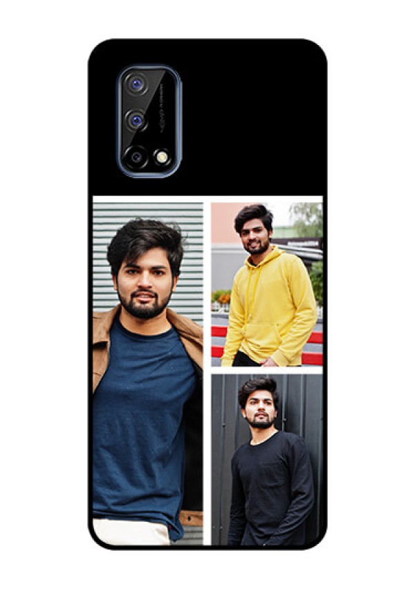 Realme Narzo 30 Pro 5G Photo Printing on Glass Case - Upload Multiple Picture Design