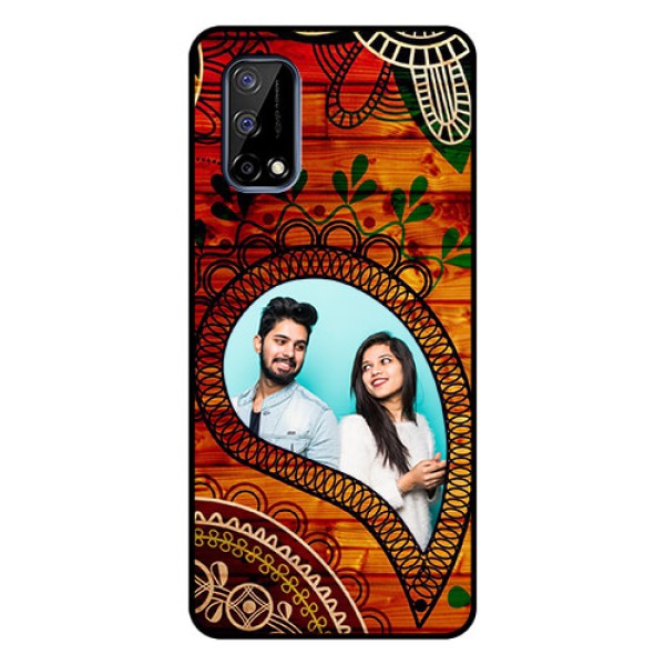 Realme Narzo 30 Pro 5G Personalized Glass Phone Case - Abstract Colorful Design Realme Narzo 30 Pro 5G Personalized Glass Phone Case - Abstract Colorful Design
