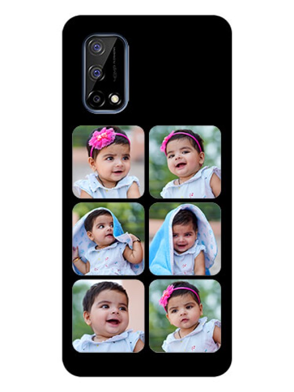 Custom Realme Narzo 30 Pro 5G Photo Printing on Glass Case - Multiple Pictures Design