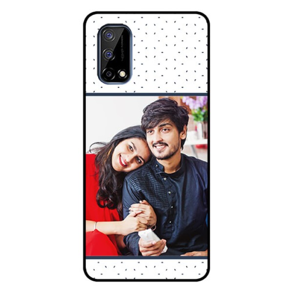 Realme Narzo 30 Pro 5G Personalized Glass Phone Case - Premium Dot Design