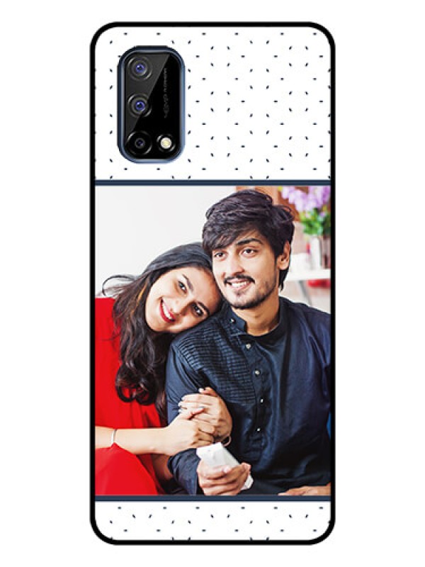Custom Realme Narzo 30 Pro 5G Personalized Glass Phone Case - Premium Dot Design