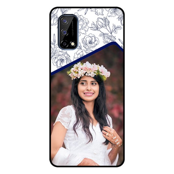 Realme Narzo 30 Pro 5G Personalized Glass Phone Case - Premium Floral Design Realme Narzo 30 Pro 5G Personalized Glass Phone Case - Premium Floral Design