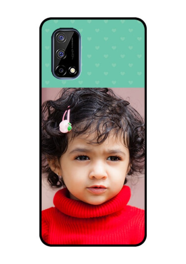 Realme Narzo 30 Pro 5G Custom Glass Phone Case - Lovers Picture Design