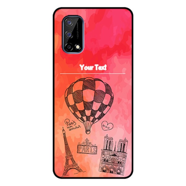Realme Narzo 30 Pro 5G Custom Glass Phone Case - Paris Theme Design