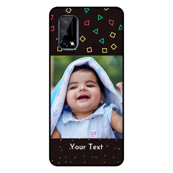 Realme Narzo 30 Pro 5G Custom Glass Phone Case - with confetti birthday design Realme Narzo 30 Pro 5G Custom Glass Phone Case - with confetti birthday design