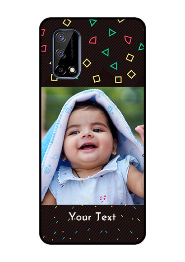 Realme Narzo 30 Pro 5G Custom Glass Phone Case - with confetti birthday design
