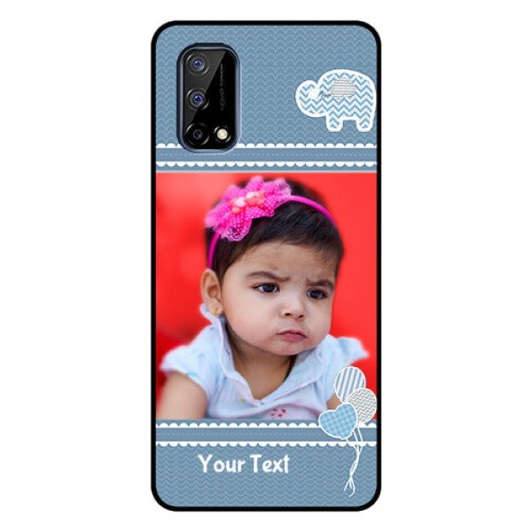 Realme Narzo 30 Pro 5G Photo Printing on Glass Case - with Kids Pattern Design Realme Narzo 30 Pro 5G Photo Printing on Glass Case - with Kids Pattern Design