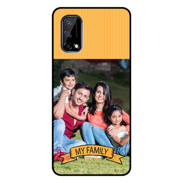 Realme Narzo 30 Pro 5G Custom Glass Phone Case - My Family Design