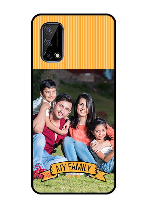 Realme Narzo 30 Pro 5G Custom Glass Phone Case - My Family Design