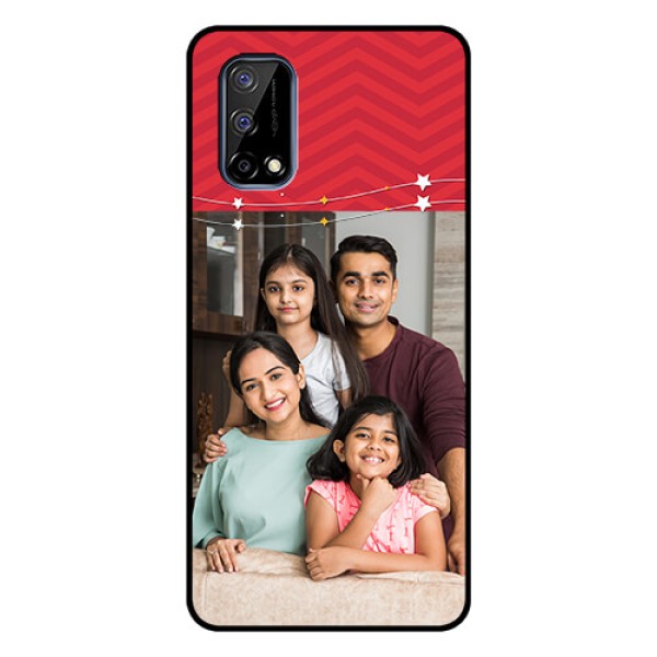 Realme Narzo 30 Pro 5G Personalized Glass Phone Case - Happy Family Design