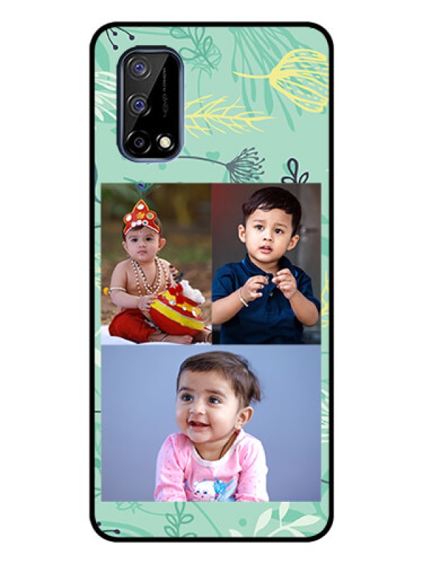 Custom Realme Narzo 30 Pro 5G Photo Printing on Glass Case - Forever Family Design 