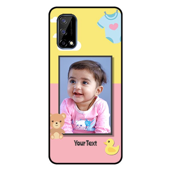 Realme Narzo 30 Pro 5G Photo Printing on Glass Case - Kids 2 Color Design