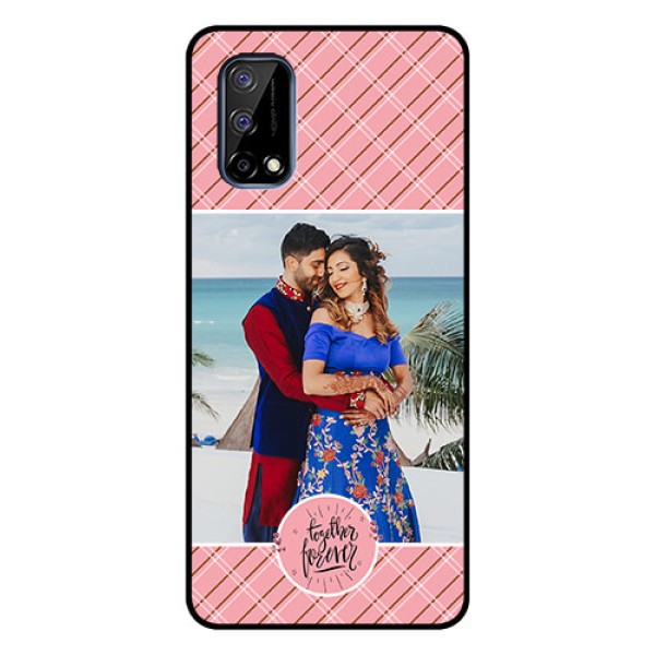 Realme Narzo 30 Pro 5G Personalized Glass Phone Case - Together Forever Design Realme Narzo 30 Pro 5G Personalized Glass Phone Case - Together Forever Design