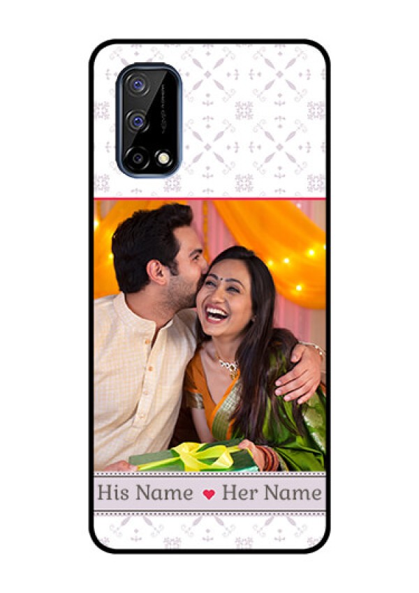 Realme Narzo 30 Pro 5G Custom Glass Mobile Case - with Photo and Ethnic Design