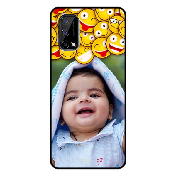 Realme Narzo 30 Pro 5G Custom Glass Mobile Case - with Smiley Emoji Design Realme Narzo 30 Pro 5G Custom Glass Mobile Case - with Smiley Emoji Design