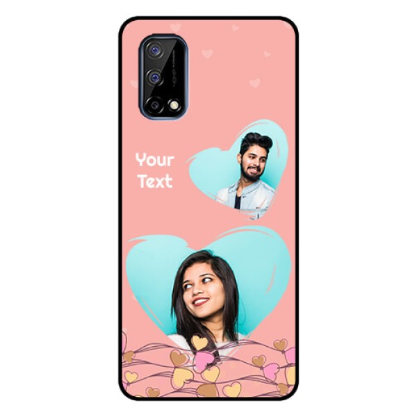 Realme Narzo 30 Pro 5G Custom Glass Mobile Case - Love Doodle Design