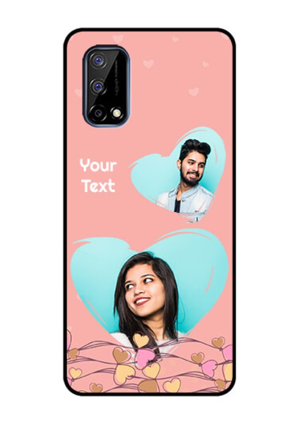Realme Narzo 30 Pro 5G Custom Glass Mobile Case - Love Doodle Design