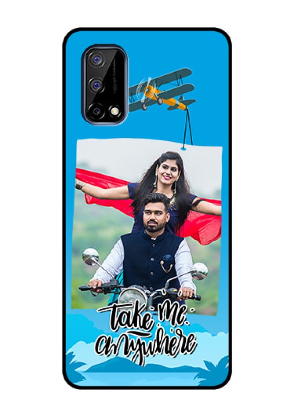Realme Narzo 30 Pro 5G Custom Glass Mobile Case - Traveller Design 