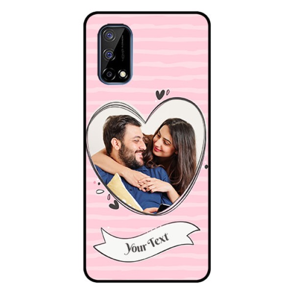 Realme Narzo 30 Pro 5G Custom Glass Phone Case - Vintage Heart Design