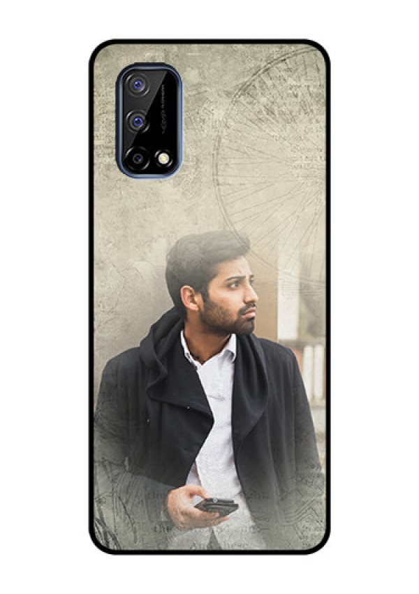 Realme Narzo 30 Pro 5G Custom Glass Phone Case - with vintage design