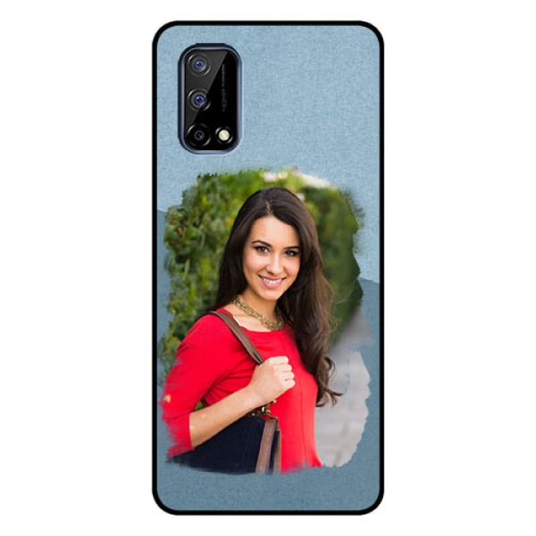 Realme Narzo 30 Pro 5G Custom Glass Mobile Case - Grunge Line Art Design