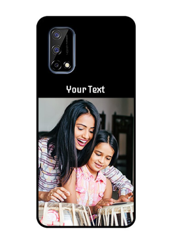 Realme Narzo 30 Pro 5G Photo with Name on Glass Phone Case