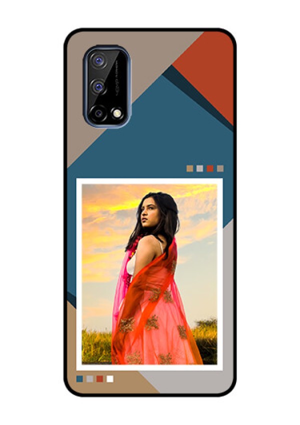 Narzo 30 Pro 5G Personalized Glass Phone Case - Retro color pallet Design