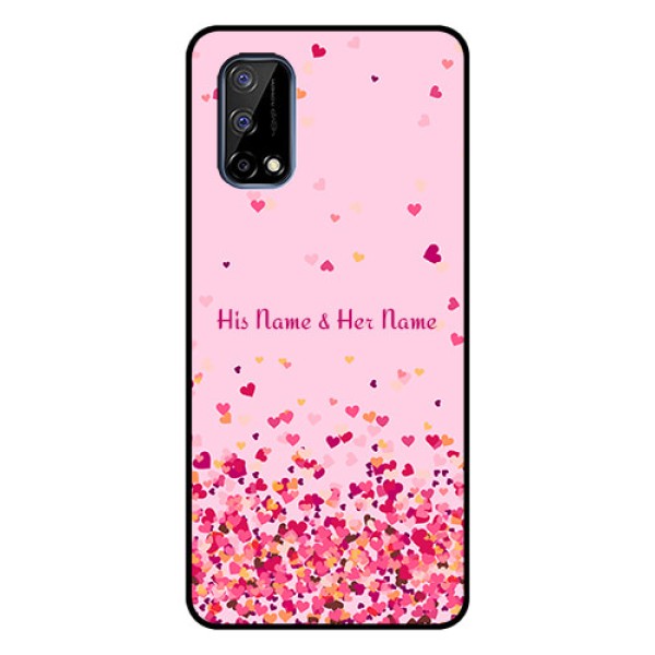 Narzo 30 Pro 5G Photo Printing on Glass Case - Floating Hearts Design Narzo 30 Pro 5G Photo Printing on Glass Case - Floating Hearts Design
